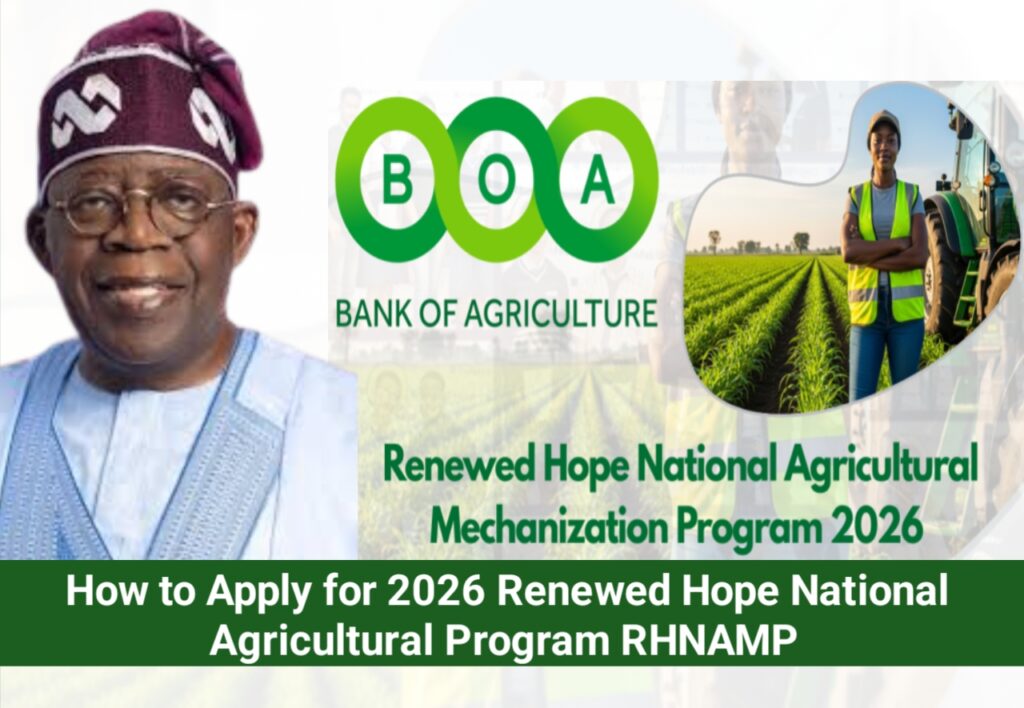 How to Apply for 2026 Renewed Hope National Agricultural Program RHNAMP ...